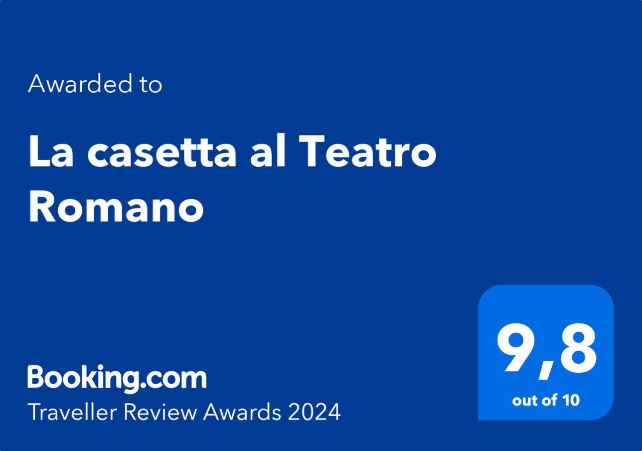 La Casetta Al Teatro Romano Gubbio Kültér fotó